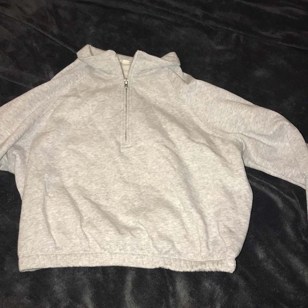 Cropped Quarter Zip